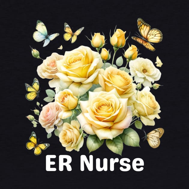 ER Nurse by Her Typography Designs